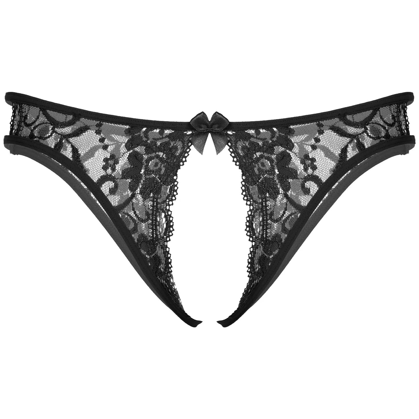 Mens Floral Lace T-back Manties