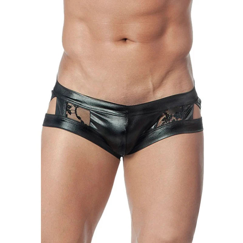 Men Black Transparent Sissy Panty