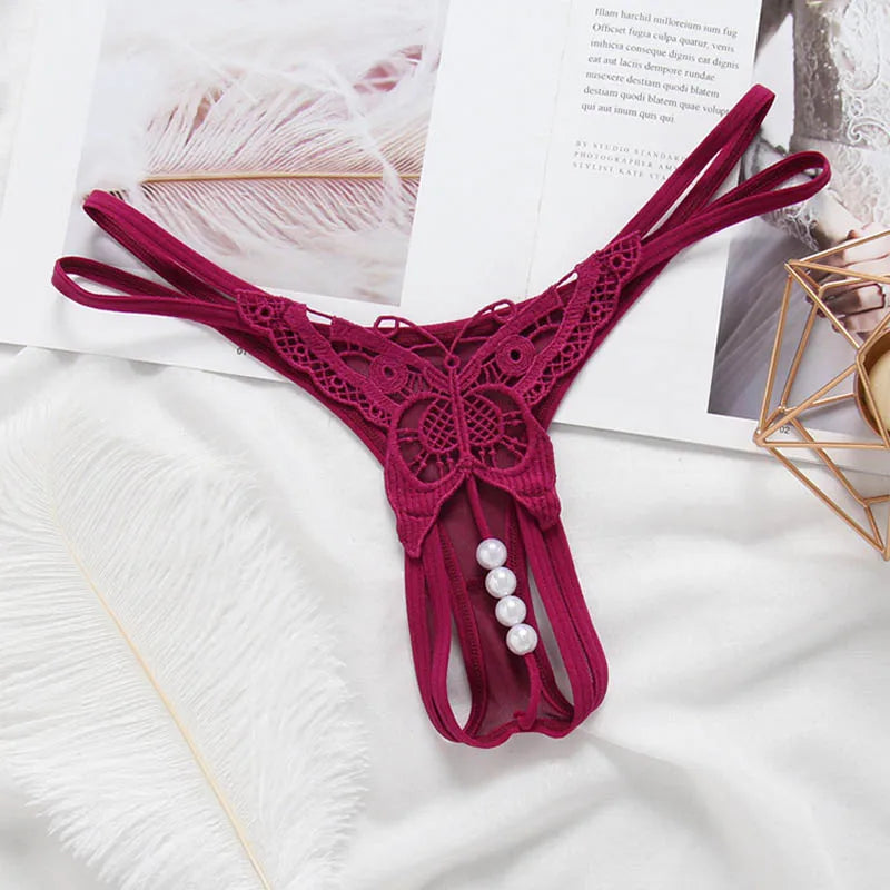 Butterfly Panties Beading Lingerie