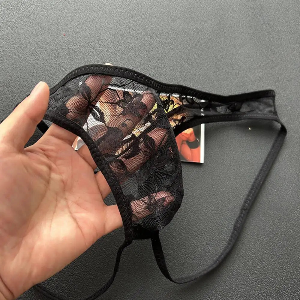 Men Lace Double Ring Manties