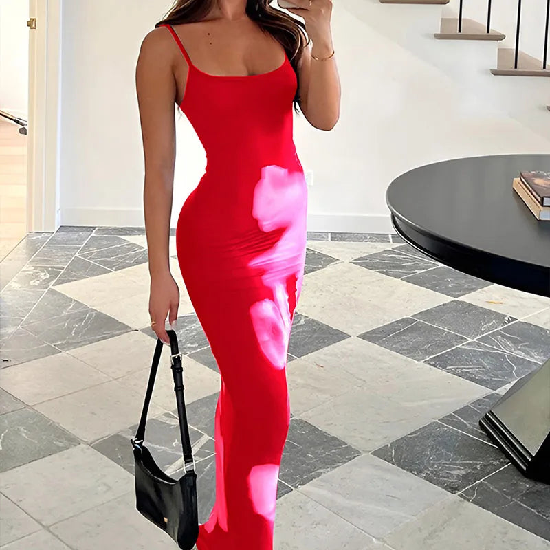 Women Backless Maxi Dress
