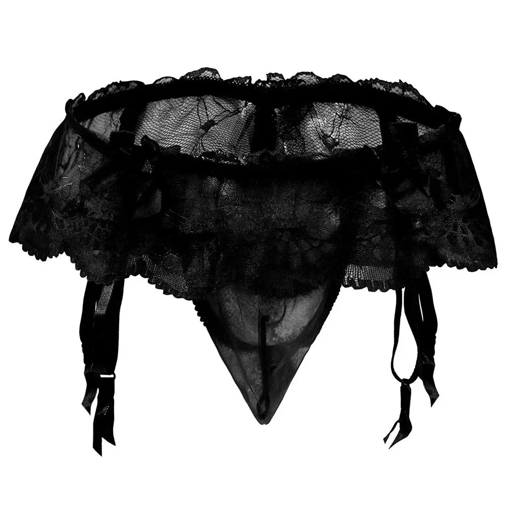 Men's Lace Sheer Panties