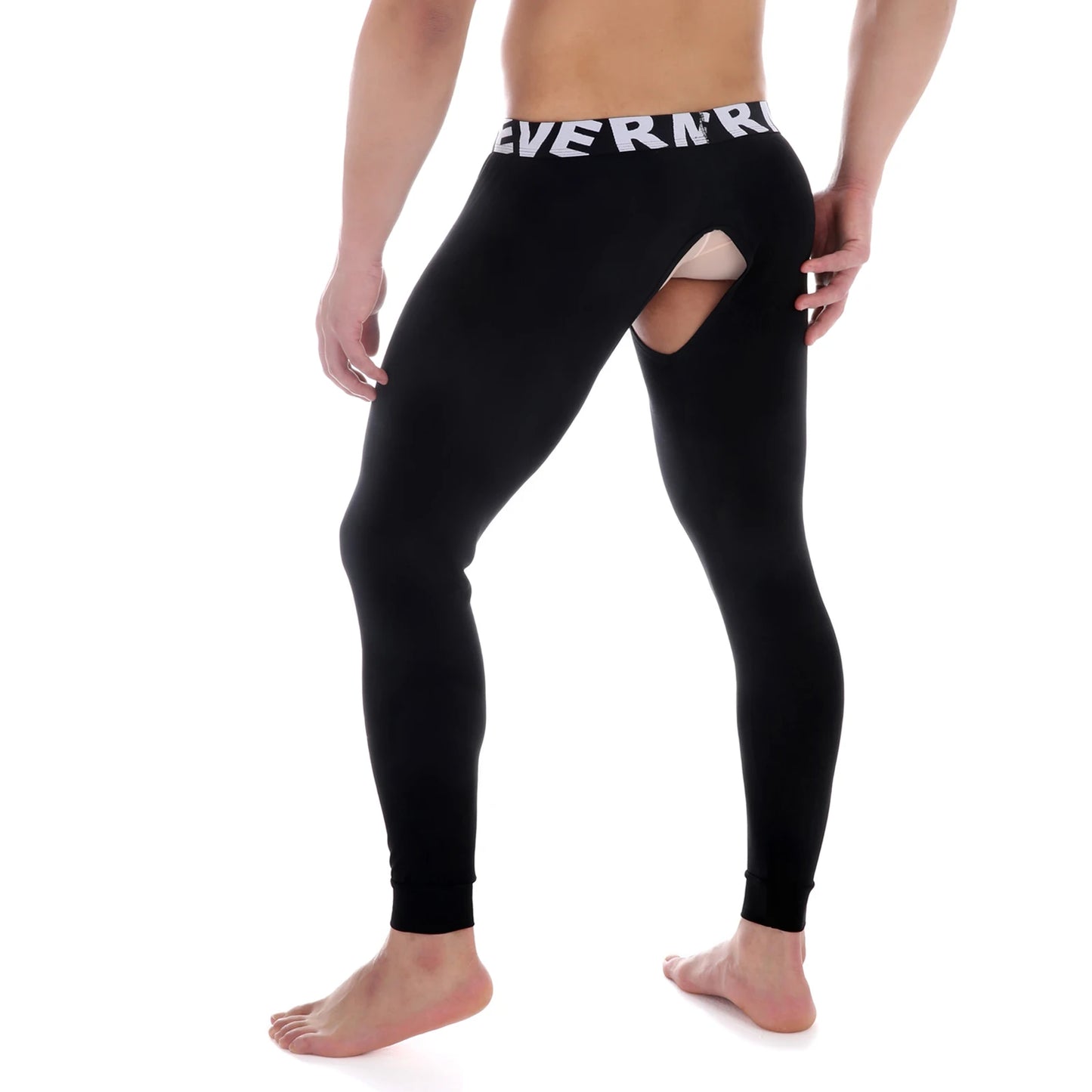 Men Open Penis Modal Thermal Underwear