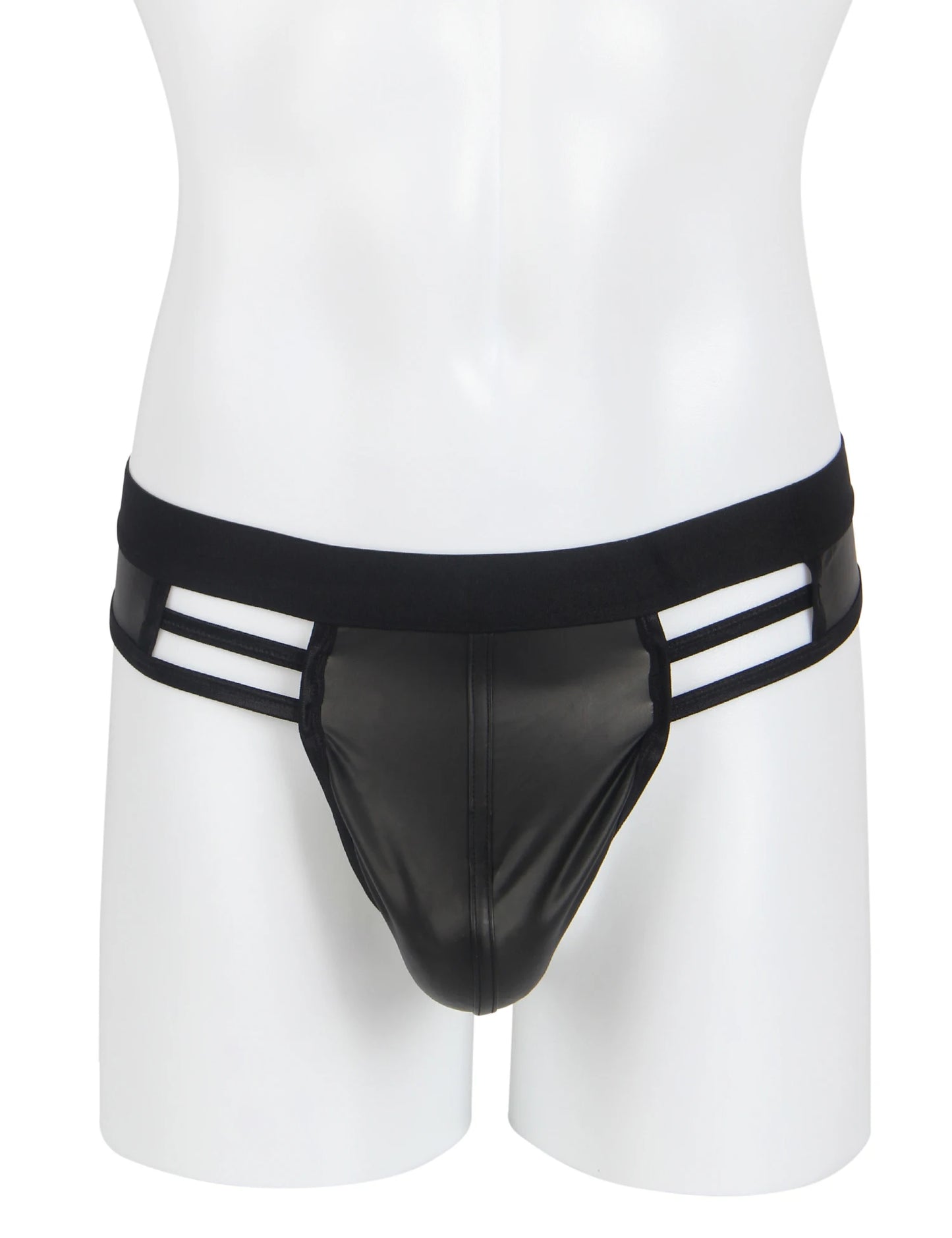 Leather Hollow Out Man Unerderwear