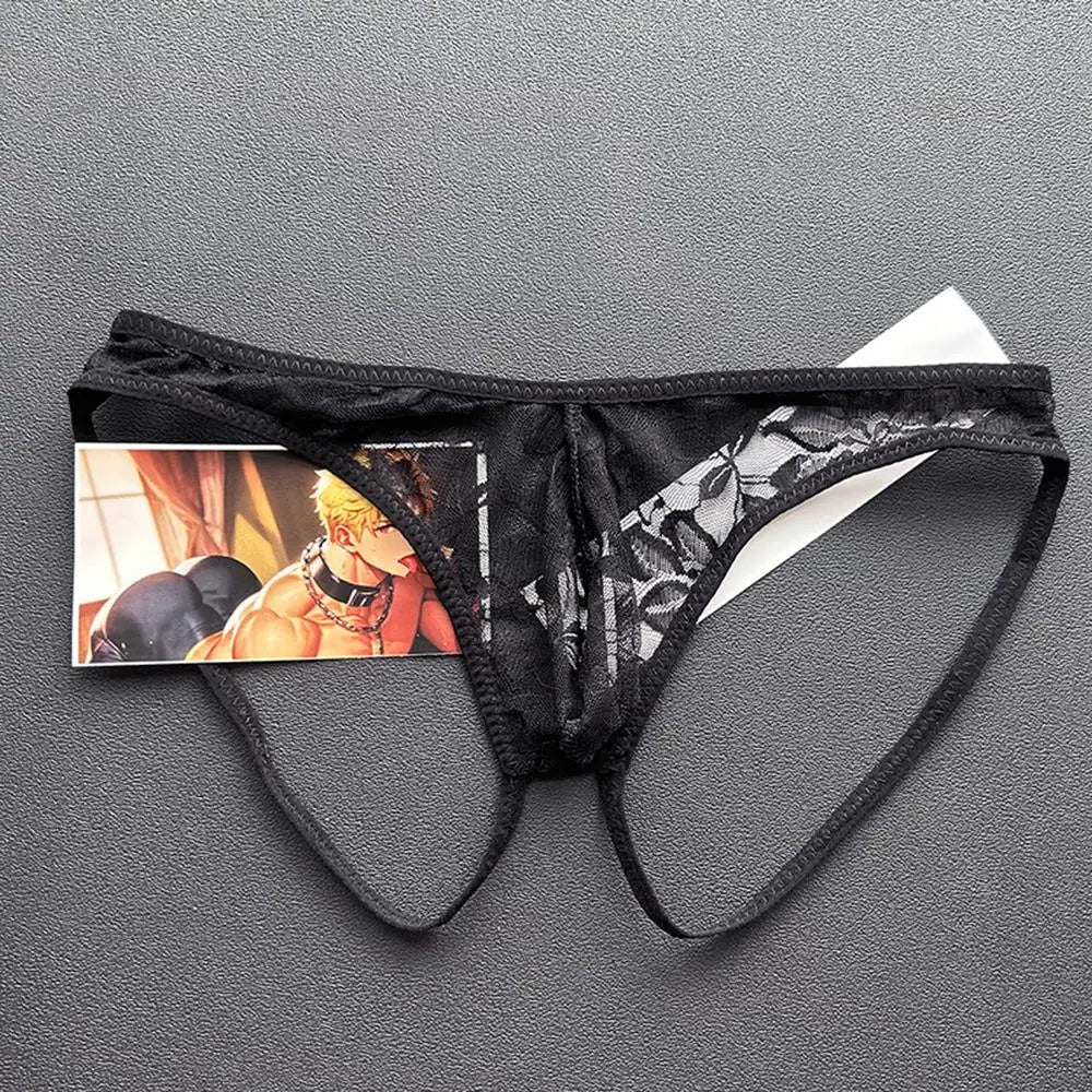 Men Lace Double Ring Manties