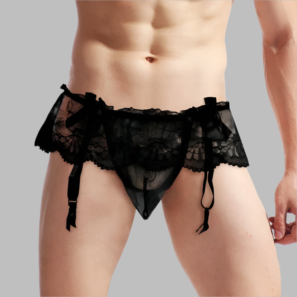 Men's Lace Sheer Panties