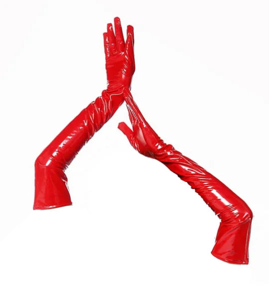 Leather Mock Neck Body Suit