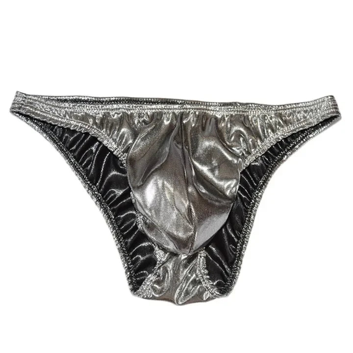 Men's Shinny Leather Panties