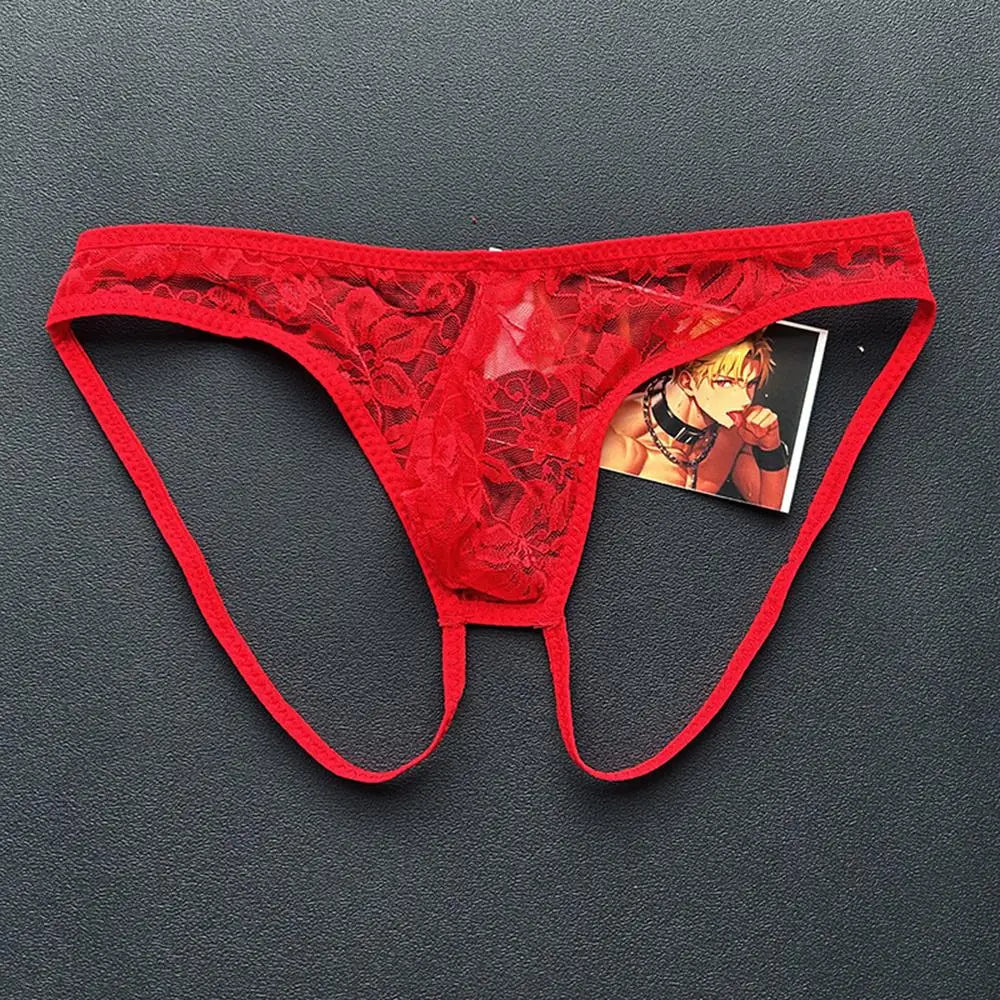 Men Lace Double Ring Manties