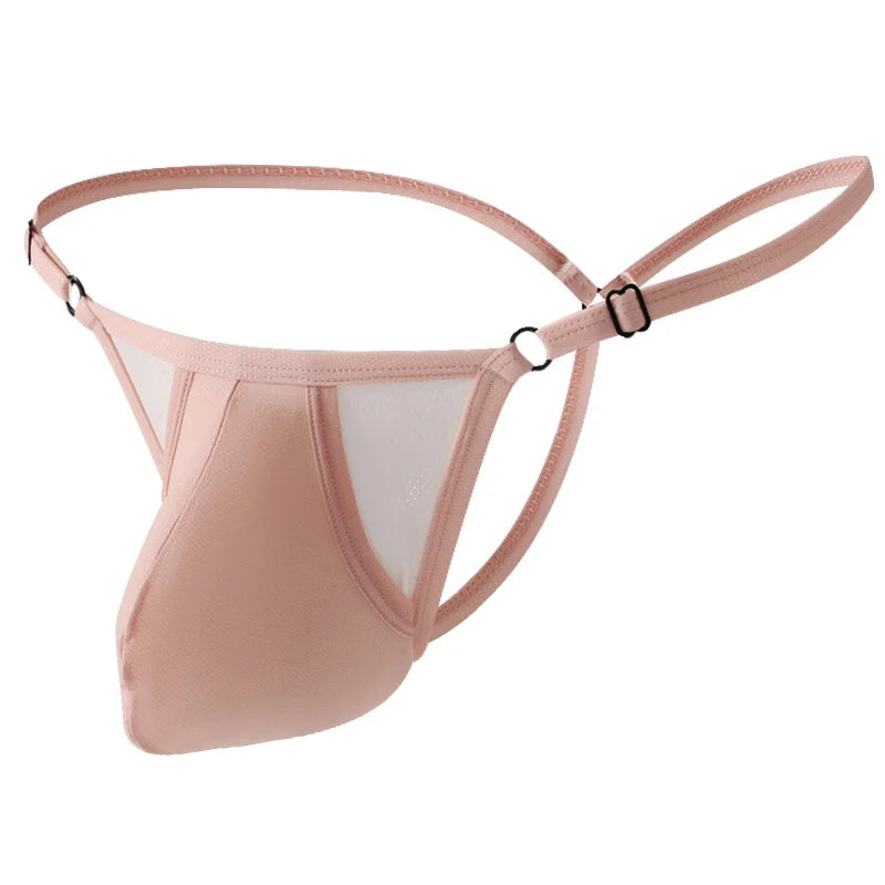Ice Silk Adjustable Male Panties