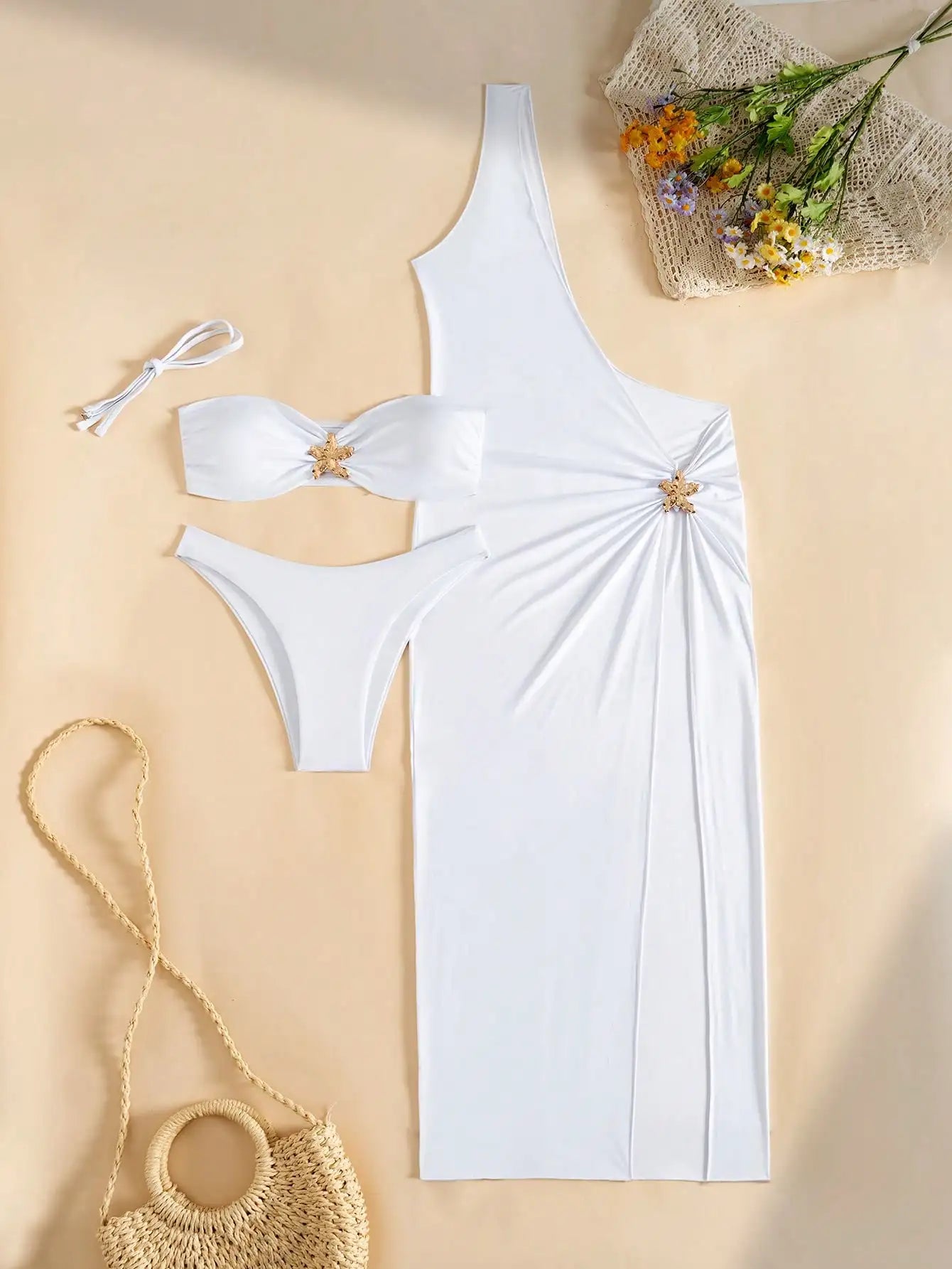 Halterneck swimsuit set