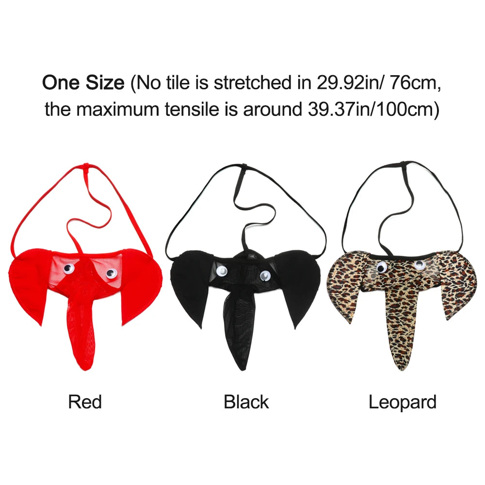 Men's Elephant G-String Thong