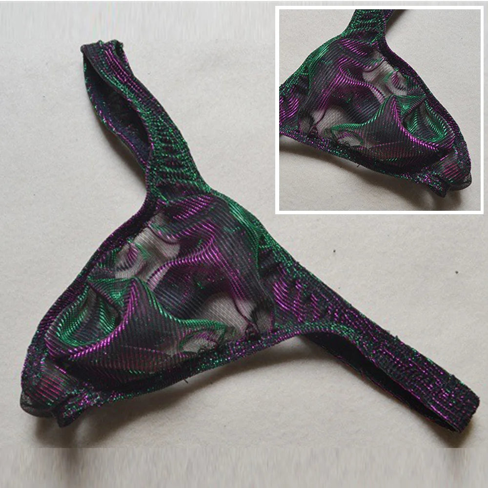 Transparent Men's Thongs