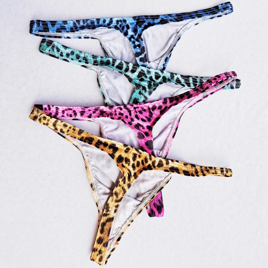 Leopard print Men's Sexy Thongs