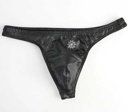 Men Leather Briefs