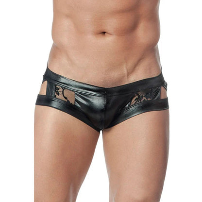 Men Black Transparent Sissy Panty