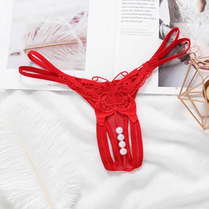 Butterfly Panties Beading Lingerie