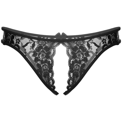 Mens Floral Lace T-back Manties