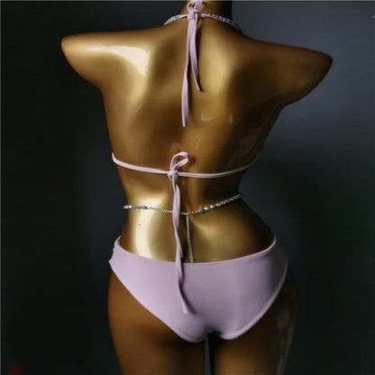 Rhinestones Bikini Set