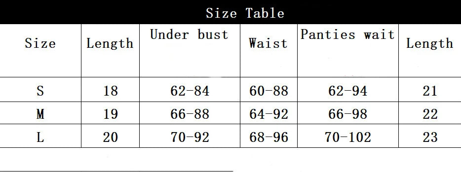 Four Piece Temptation Lingerie