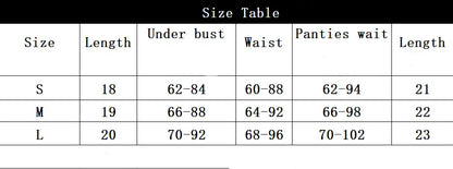 Four Piece Temptation Lingerie
