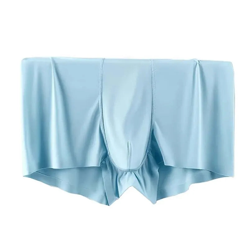 4Pcs Ice Silk Man Breathable Boxer