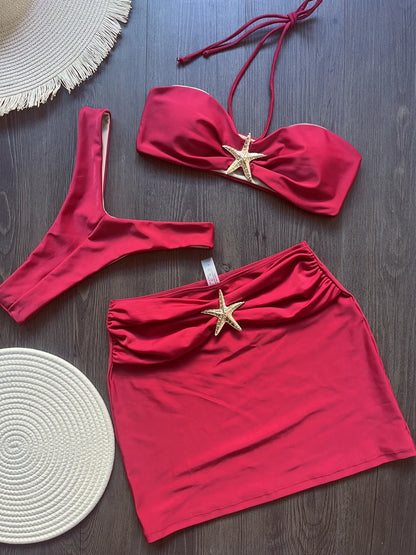 High Leg Cut Bikini Swimwear