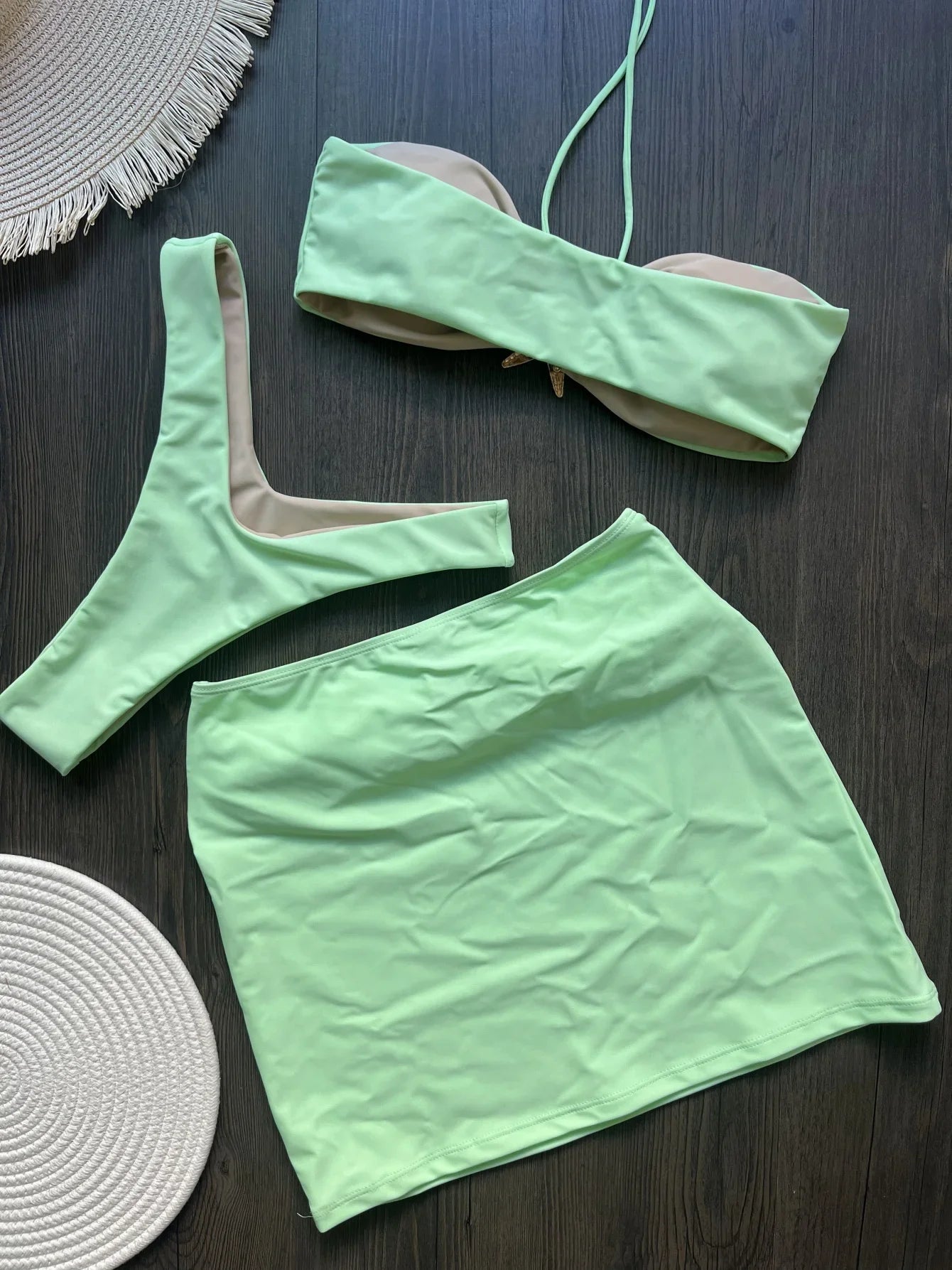 High Leg Cut Bikini Swimwear
