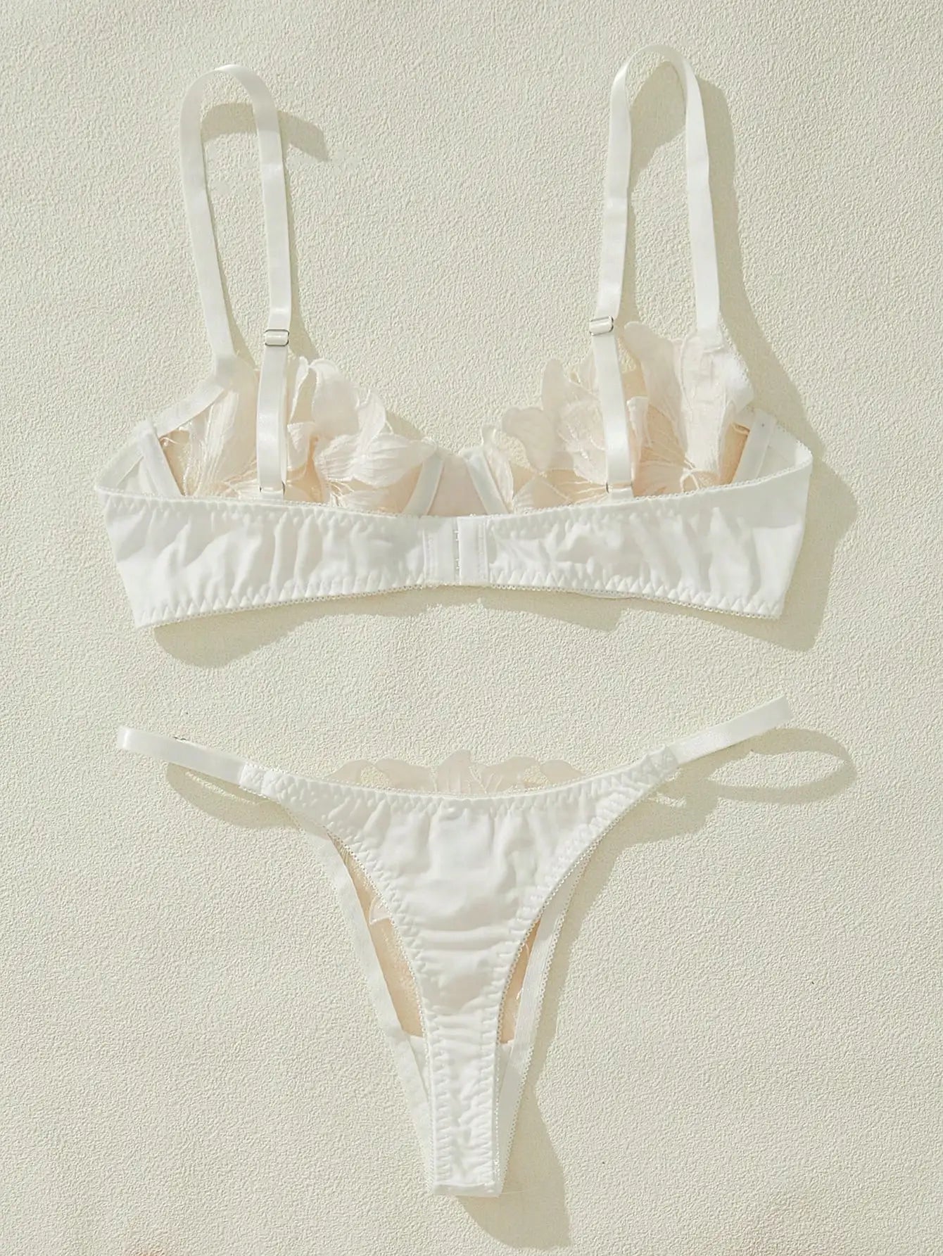 Push Bra+Thong Panties Set