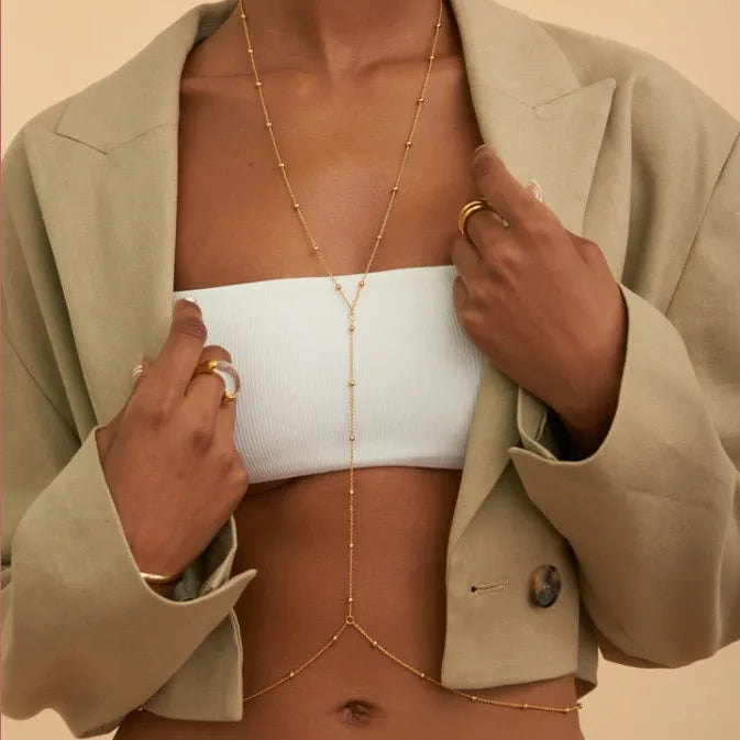 Metal Women Body Chain