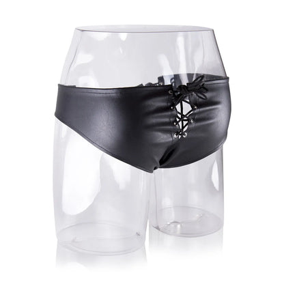 Leather Metallic Shiny Boy Shorts