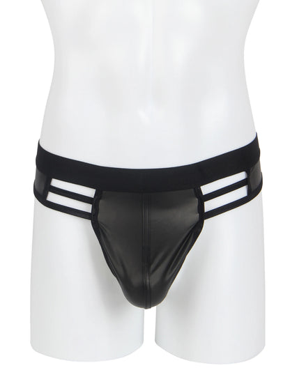 Leather Hollow Out Man Unerderwear