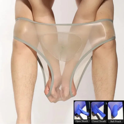 Glossy Sheer Men's Manties