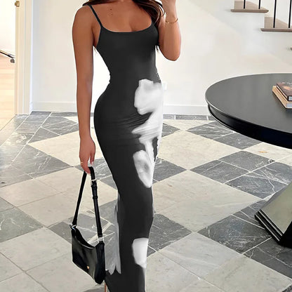 Women Backless Maxi Dress