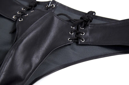 Leather Metallic Shiny Boy Shorts