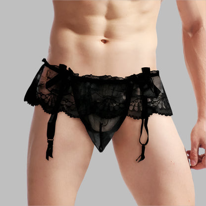 Men's Lace Sheer Panties