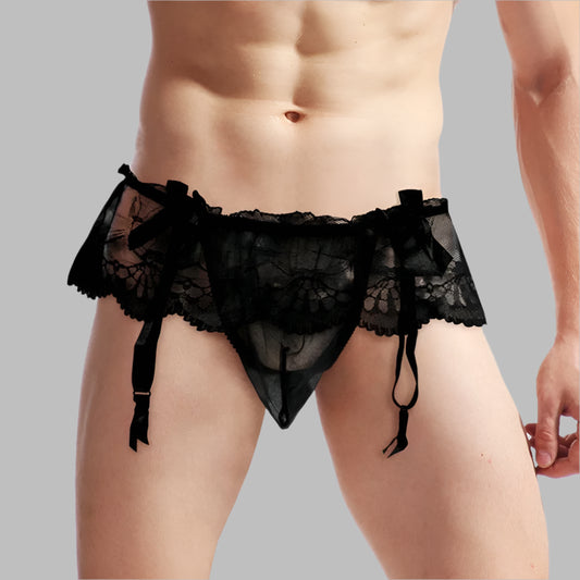Men's Lace Sheer Panties
