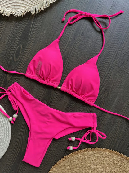 Push Up Beach Bikini Set