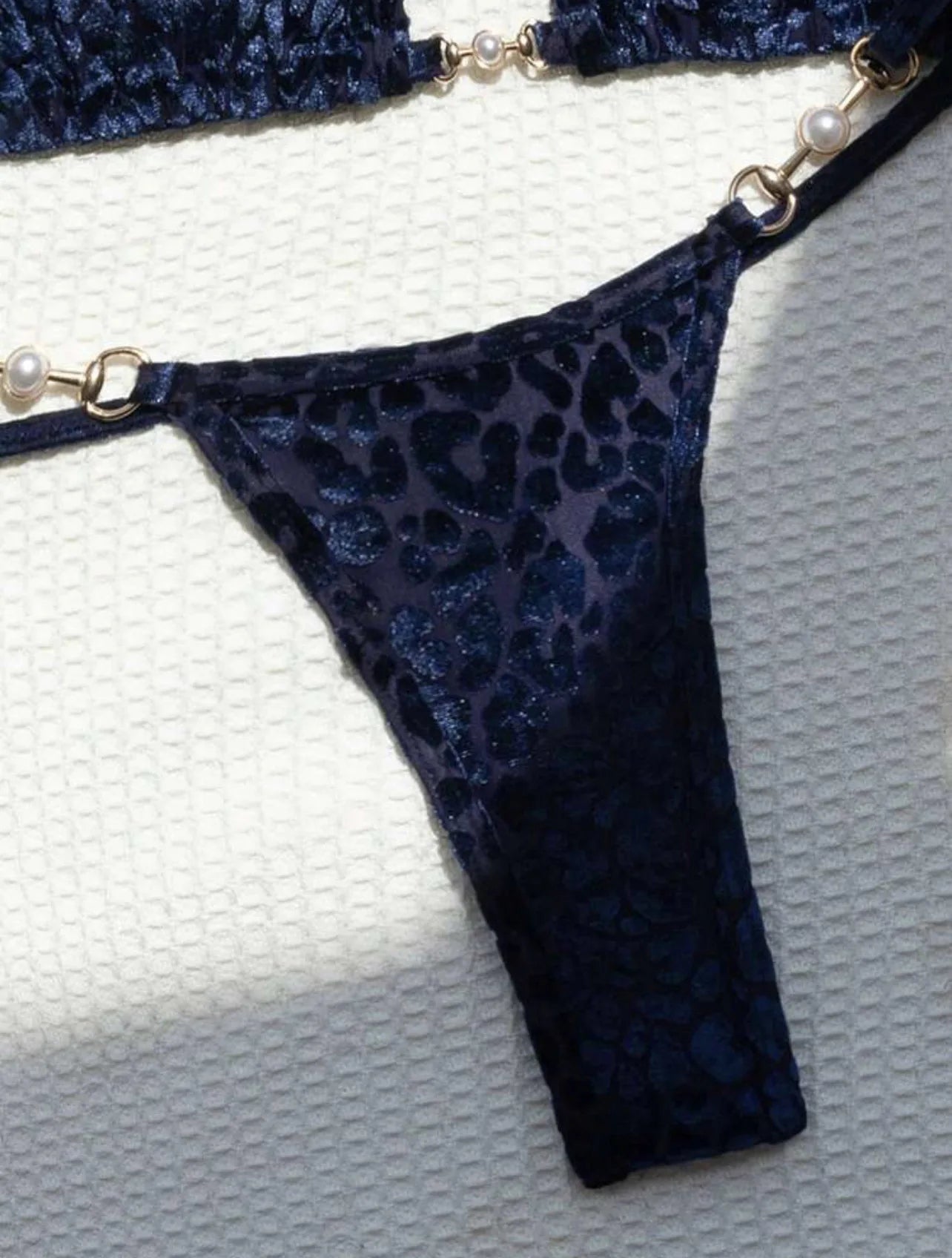 Leopard Pearl Bikini Set
