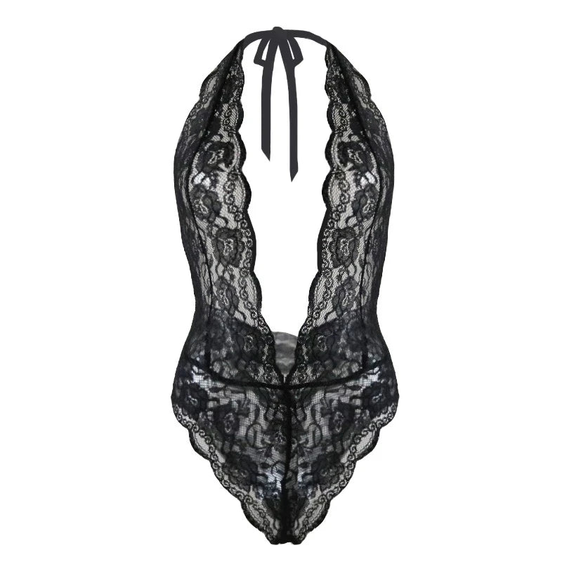 V-neck Babydoll Erotic Lingerie