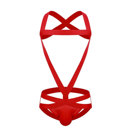 Men Sexy Bodysuit Strap