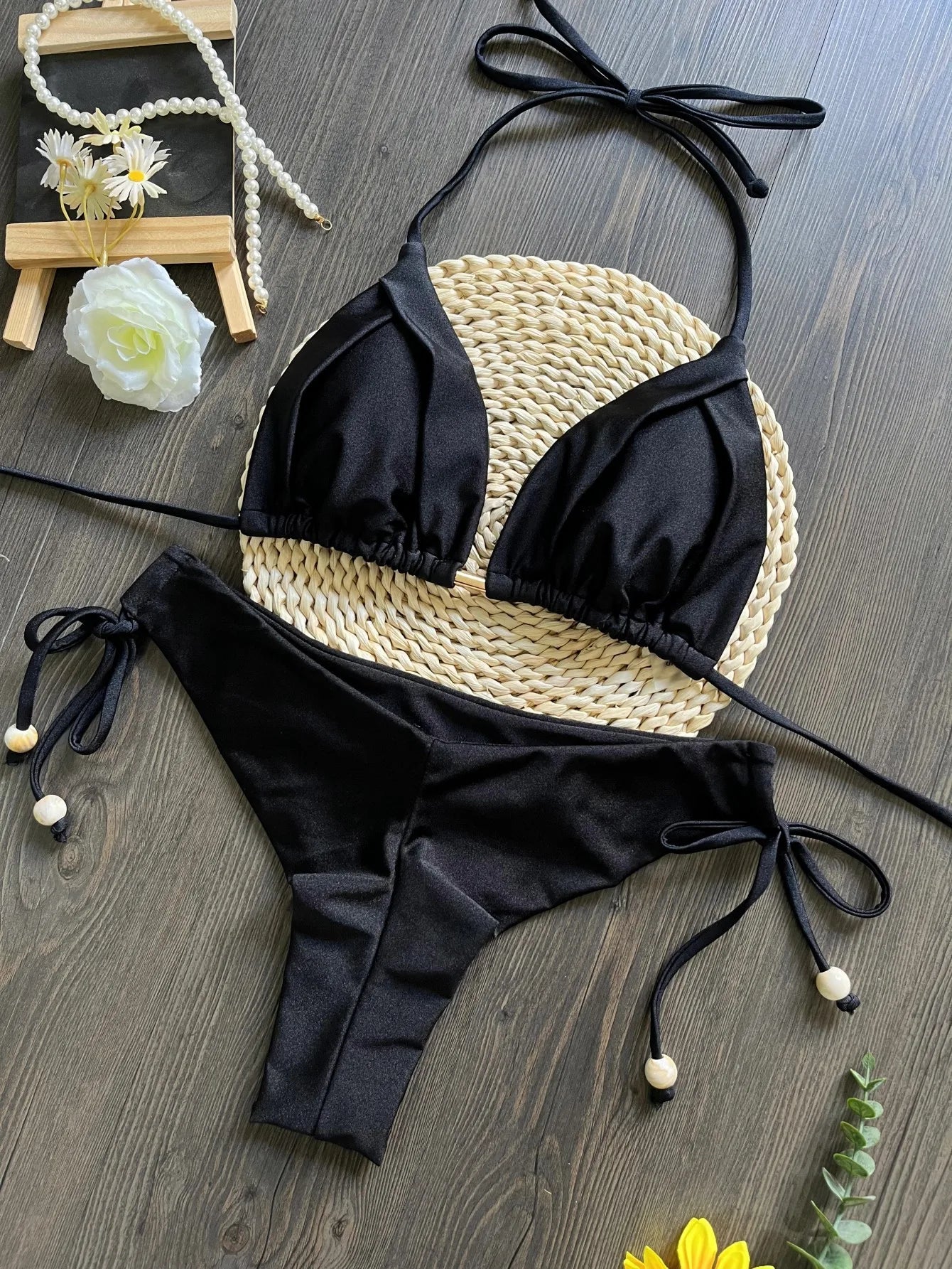 Push Up Beach Bikini Set