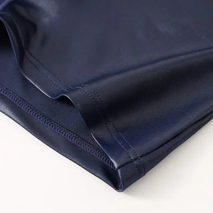 Mens Faux Leather Boxers