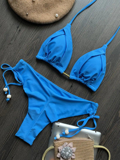 Push Up Beach Bikini Set
