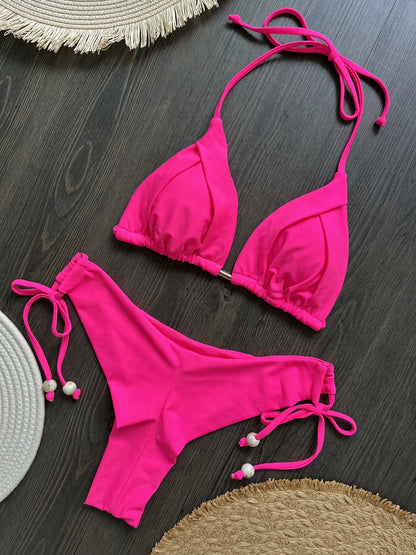 Push Up Beach Bikini Set