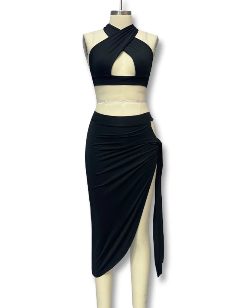 Cross Bandage Slim Bodycon Dress