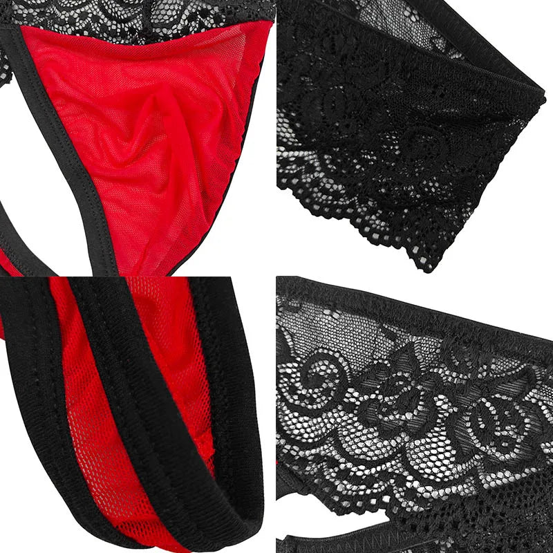 Mini Men Lace Buttocks Manties