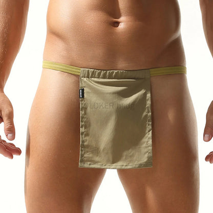 Solid Color Silky Panties
