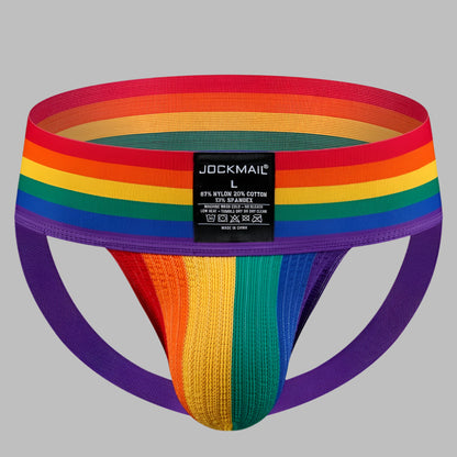Rainbow Pattern Mens Harness Sets