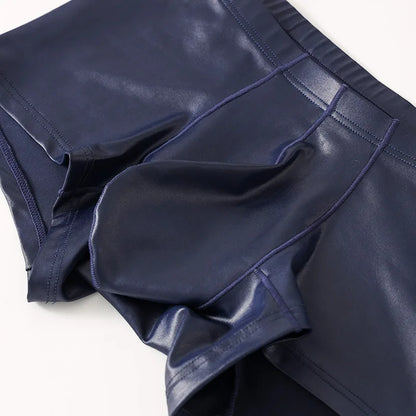 Mens Faux Leather Boxers